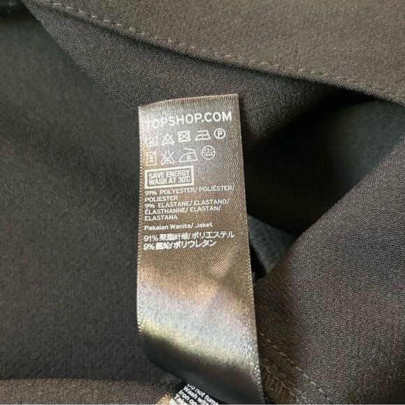 Topshop Cropped Ruffle Jacket 2 - Picture 9 of 10